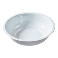 Dekoschale aus Metall, weiss 36x9,5 cm - Zinkschale als...