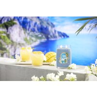 Yankee Candle Duftkerze im Glas (groß) AZURE SKY - Signature Kerze aus "Hello Italy" Kollektion mit Brenndauer bis zu 90 Stunden