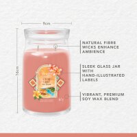 Yankee Candle Duftkerze im Glas (groß) CAPRI GLOW - Signature Kerze aus "Hello Italy" Kollektion mit Brenndauer bis zu 90 Stunden