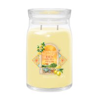 Yankee Candle Duftkerze im Glas (groß) LEMON GELATO - Signature Kerze aus "Hello Italy" Kollektion mit Brenndauer bis zu 90 Stunden