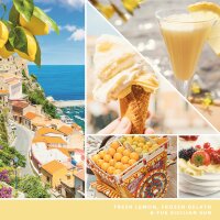 Yankee Candle Duftkerze im Glas (groß) LEMON GELATO - Signature Kerze aus "Hello Italy" Kollektion mit Brenndauer bis zu 90 Stunden