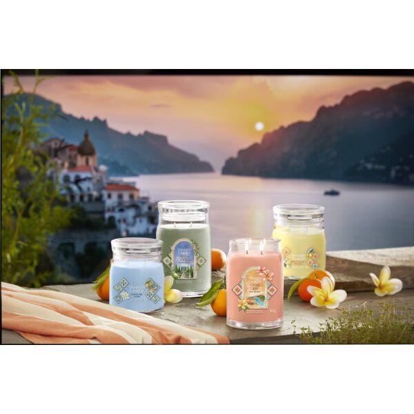 Yankee Candle Duftkerze im Glas (groß) OLIVE & CYPRESS