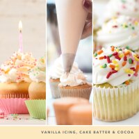Yankee Candle Duftkerze im Glas (groß) VANILLA CUPCAKE - Signature Kerze mit Brenndauer bis zu 90 Stunden
