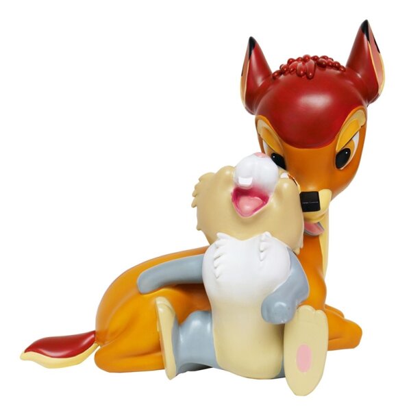 Deko 3D Disney Gartenfigur Bambi & Klopfer H:27 cm aus Kunststoff - Disney Figur für den Garten, moderner Deko Stil für Disney Fans, Gartendekoration, Statue