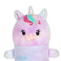 Legami Plüsch-Federmäppchen EINHORN - Super Soft  - aus Polyester - Mäppchen weich und selbststehend, Schlampermäppchen, Federtasche