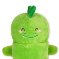 Legami Plüsch-Federmäppchen DINO - Super Soft  - aus Polyester - Mäppchen weich und selbststehend, Schlampermäppchen Dinosaurier, Federtasche