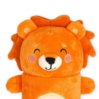 Legami Plüsch-Federmäppchen LÖWE - Super Soft  - aus Polyester - Mäppchen weich und selbststehend, Schlampermäppchen, Federtasche