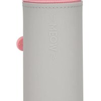 Legami 2-in-1 Mäppchen KATZENPFOTE KITTY aus Silikon - Kawaii Federmäppchen, Tisch Stiftehalter, Federtasche