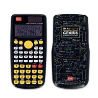 Legami Wissenschaftlicher Taschenrechner "Count on me" GENIUS - Solarstrom und Batterie - Rechner, Rechnen mit Spaß, Mathematik