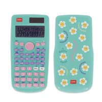 Legami Wissenschaftlicher Taschenrechner "Count on me" DAISY - Solarstrom und Batterie - Gänseblümchen Rechner, Rechnen mit Spaß, Mathematik
