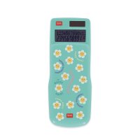 Legami Wissenschaftlicher Taschenrechner "Count on me" DAISY - Solarstrom und Batterie - Gänseblümchen Rechner, Rechnen mit Spaß, Mathematik