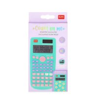 Legami Wissenschaftlicher Taschenrechner "Count on me" DAISY - Solarstrom und Batterie - Gänseblümchen Rechner, Rechnen mit Spaß, Mathematik