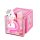 Legami Erweiterbare Schreibtischbox "Cutie Cube" EINHORN - Ideal für Ordnung am Schreibtisch, Aufbewahrungsbox stapelbar, erweiterbar mit anderen Cutie Cubes, Organisation, Würfel