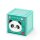 Legami Erweiterbare Schreibtischbox "Cutie Cube" PANDA - Ideal für Ordnung am Schreibtisch, Aufbewahrungsbox stapelbar, erweiterbar mit anderen Cutie Cubes, Organisation, Würfel