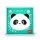 Legami Erweiterbare Schreibtischbox "Cutie Cube" PANDA - Ideal für Ordnung am Schreibtisch, Aufbewahrungsbox stapelbar, erweiterbar mit anderen Cutie Cubes, Organisation, Würfel