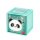 Legami Erweiterbare Schreibtischbox "Cutie Cube" PANDA - Ideal für Ordnung am Schreibtisch, Aufbewahrungsbox stapelbar, erweiterbar mit anderen Cutie Cubes, Organisation, Würfel