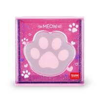 Legami Erweiterbare Schreibtischbox "Cutie Cube" KATZE Kitty - Ideal für Ordnung am Schreibtisch, Aufbewahrungsbox stapelbar, erweiterbar mit anderen Cutie Cubes, Organisation, Würfel