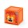 Legami Erweiterbare Schreibtischbox "Cutie Cube" TIGER - Ideal für Ordnung am Schreibtisch, Aufbewahrungsbox stapelbar, erweiterbar mit anderen Cutie Cubes, Organisation, Würfel