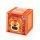 Legami Erweiterbare Schreibtischbox "Cutie Cube" TIGER - Ideal für Ordnung am Schreibtisch, Aufbewahrungsbox stapelbar, erweiterbar mit anderen Cutie Cubes, Organisation, Würfel