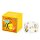 Legami Erweiterbare Schreibtischbox "Cutie Cube" BIENE - Ideal für Ordnung am Schreibtisch, Aufbewahrungsbox stapelbar, erweiterbar mit anderen Cutie Cubes, Organisation, Würfel