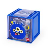 Legami Erweiterbare Schreibtischbox "Cutie Cube" MONSTER - Ideal für Ordnung am Schreibtisch, Aufbewahrungsbox stapelbar, erweiterbar mit anderen Cutie Cubes, Organisation, Würfel