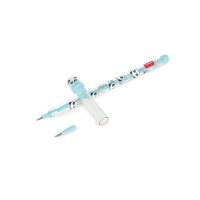 Legami Stapelbarer Bleistift "Take a tip" PANDA mit Radiergummi - 11 Minen 2B, kein Anspitzer, einfach zu bedienen, Stift Schule