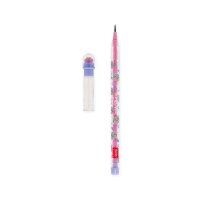 Legami Stapelbarer Bleistift "Take a tip" KATZE Kitty mit Radiergummi - 11 Minen 2B, kein Anspitzer, einfach zu bedienen, Stift Schule