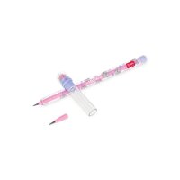 Legami Stapelbarer Bleistift "Take a tip" KATZE Kitty mit Radiergummi - 11 Minen 2B, kein Anspitzer, einfach zu bedienen, Stift Schule