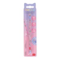 Legami Stapelbarer Bleistift "Take a tip" KATZE Kitty mit Radiergummi - 11 Minen 2B, kein Anspitzer, einfach zu bedienen, Stift Schule