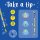 Legami Stapelbarer Bleistift "Take a tip" MONSTER mit Radiergummi - 11 Minen 2B, kein Anspitzer, einfach zu bedienen, Stift Schule