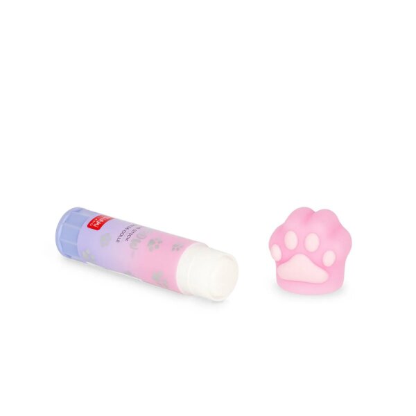 Legami Klebestift KATZENPFOTE Meow "Feelin Glued" - Kleber im Katzen Design auf Wasserbasis zum Basteln, Schule