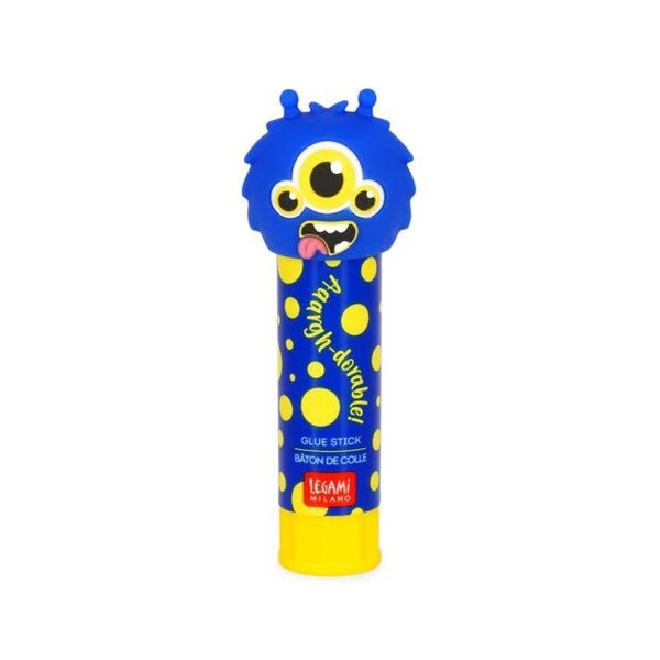 Legami Klebestift MONSTER "Feelin Glued" - Kleber im Monster Design auf Wasserbasis zum Basteln, Schule