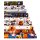 Geschenkpapier Set Disney Motive (6 Rollen) 2 m x 70 cm - Geschenkpapier für Disney Fans, Geschenkverpackung Geburtstag, Ostern, Weihnachten