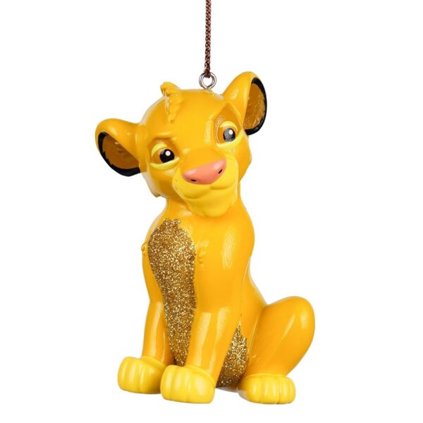 Baumschmuck Simba aus König der Löwen -  Weihnachtsanhänger für Disney Fans, Baumkugel, Weihnachtsdeko
