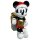 Deko 3D Disney Gartenfigur Mickey Mouse Santa mit Tasse und Geschenk H:19 cm aus Kunststoff - Figur Weihnachten Micky Maus, moderner Deko Stil für Fans, Gartendekoration, Statue