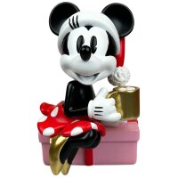 Deko 3D Disney Gartenfigur Minnie Mouse Santa mit Tasse...