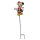 Weihnachtlicher Gartenstecker 3D Mickey Mouse Santa H:38 cm - Disney Blumenstecker Weihnachten Micky Maus, moderner Deko Stil, Gartendeko, Dekofigur für den Garten