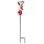 Weihnachtlicher Gartenstecker 3D Minnie Mouse Santa H:38 cm - Disney Blumenstecker Weihnachten Minni Maus, moderner Deko Stil, Gartendeko, Dekofigur für den Garten