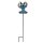 Weihnachtlicher Gartenstecker 3D Stitch mit Weihnachtsbaum Ohren H:38 cm - Disney Blumenstecker Weihnachten, moderner Deko Stil, Gartendeko, Dekofigur für den Garten