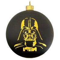 Grosse leuchtende Baumkugel Star Wars schwarz-gold -...