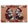 Disney Kokos Fussmatte Mickey & Minnie Mouse Santa 40x60 cm, innen & außen - Haustür-Matte Weihnachten, Schmutzfangmatte