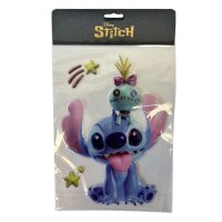 Fensterbild Stitch mit Scrump aus Disneys Lilo &...