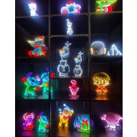 Disney Infinity-Licht Dancing Stitch H:40 cm (264 LEDs) - LED Figur Weihnachten aus Lilo & Stitch, moderner Deko Stil für Fans, Weihnachtsbeleuchtung