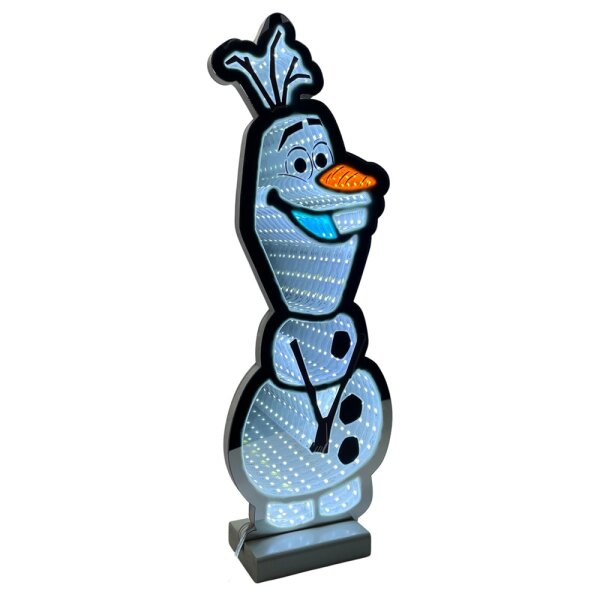 Disney Infinity-Licht Schneemann Olaf H:40 cm (141 LEDs) - LED Figur Weihnachten aus Die Eiskönigin, moderner Deko Stil für Fans, Weihnachtsbeleuchtung