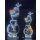 Disney Infinity-Licht Schneemann Olaf H:40 cm (141 LEDs) - LED Figur Weihnachten aus Die Eiskönigin, moderner Deko Stil für Fans, Weihnachtsbeleuchtung