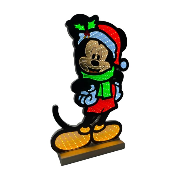 Disney Infinity-Licht Mickey Mouse H:40 cm (201 LEDs) - LED Figur Weihnachten Micky Maus, moderner Deko Stil für Fans, Weihnachtsbeleuchtung