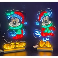 Disney Infinity-Licht Mickey Mouse H:40 cm (201 LEDs) - LED Figur Weihnachten Micky Maus, moderner Deko Stil für Fans, Weihnachtsbeleuchtung