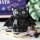 Ölbrenner Duftlampe Fledermaus Katze, schwarz - Halloween Wachswärmer, Verdunster, Duftlampe, Aromalampe für Duftöl und Duftwachs, Deko