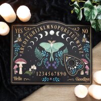 Ouija Brett Sprechbrett Hexenbrett Wahrsagerbrett Dunkler Wald mit Planchette - Talking Spiritboard, Spirit Guide, Astrologie, Orakel, Geisterbrett, Witchboard