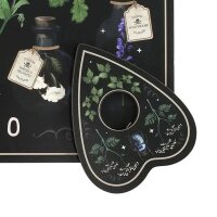 Ouija Brett Sprechbrett Hexenbrett Wahrsagerbrett Giftige Pflanzen mit Planchette - Talking Spiritboard, Spirit Guide, Astrologie, Orakel, Wahrsagerei, spirituelle Meditation